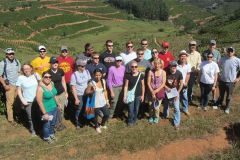 BAE students spending a year studying abroad in Brazil