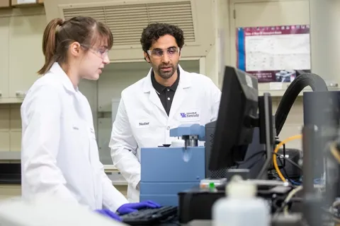 Undergraduate student in the BAE research lab