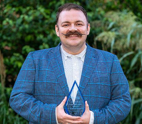Zebulon “Zeb” Vance receives 2025 Joseph T. Burch Young Alumni Award